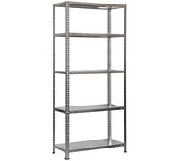 Simon Rack Estanteria Metalica 1800x800x300 mm, 5 Baldas, 100 kg de Punto Flexión, con Tornillos, Estantería Almacenaje, Galvanizado - Comfort