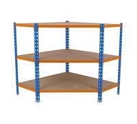 Simonrack Estantería metálica Simon Rack – 3 baldas de madera, sin tornillos, carga 200 kg