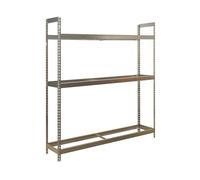 Simon Rack Estantería para Neumáticos, Soporte Neumáticos, 3 Niveles, Alta Capacidad Carga 120 kg, 2000x1500x450 mm, Estantería para 15 neumáticos, Galvanizado - Simonauto