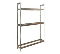 Simon Rack Estantería para Neumáticos, Soporte Neumáticos, 3 Niveles, Alta Capacidad Carga 120 kg, 2000x1200x450 mm, Estantería para 12 neumáticos, Galvanizado - Simonauto