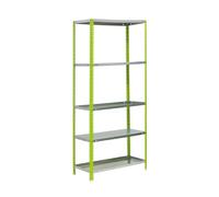 Simon Rack Estanteria para Plantas, Huerto Vertical, 1800x900x400 mm, 100 kg de Punto Flexión, 5 Estantes, Estanteria Plantas, Verde/Galva - Simon Garden