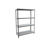 Simon Rack Estanterias Metalicas, 1500x1200x300 mm, 4 Baldas de Metal, 200 kg de Punto Flexión, Estanterias Almacenaje, Antracita/Galva - Simonclick
