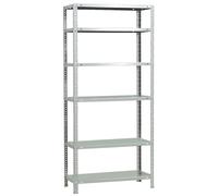 Simon Rack Estanterias Metalicas 2000x1000x400 mm, 6 Baldas Metalica, 100 kg de Punto Flexión, Estanterias Almacenaje, Blanca - Comfort