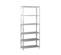 Simon Rack Estanterias Metalicas 2000x1000x400 mm, 6 Baldas Metalica, 75 kg de Punto Flexión, Estanterias Almacenaje, Galvanizado - Advantage