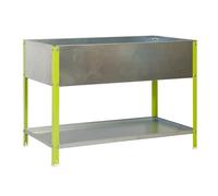 Simonrack Huerto urbano metálico Top 850x900x600 mm 140 L Verde y galvanizado