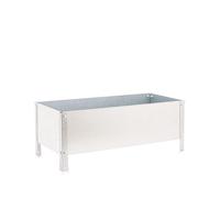 Simon Rack Huerto Urbano Metálico, Agujeros Drenaje, Capacidad 150 L, 410x1200x400 mm, Huerto Terraza Exterior, Galvanizado -Simon Garden