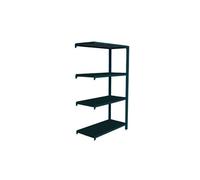 Simon Rack Librería Estanteria Oficina Auxiliar, 1500x900x300 mm, 4 Alturas, Estilo Industrial, Metálicas, Antracita - Officlick