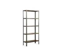 Simon Rack Librería Estanteria Salon, 1800x1000x300 mm, 5 Alturas, Estilo Industrial, Metálica, Gris - Simon Home