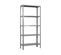 Simonrack Librería Estantería Simon Rack 1800x1000x300 mm 5 alturas metálica gris