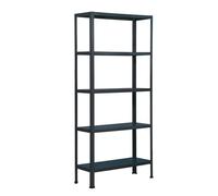 Simon Rack Librería Estanteria Salon, 1800x800x300 mm, 5 Alturas, Estilo Industrial, Metálica, Antracita - Simon Home