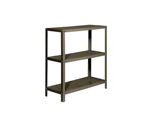 Simon Rack Librería Estanteria Salon, 900x800x300 mm, 3 Alturas, Estilo Industrial, Metálica, Gris - Simon Home