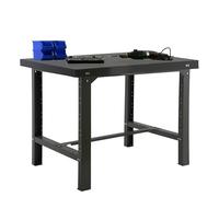 Simon Rack Banco de Trabajo Taller, Capacidad Carga 600 kg, 830x1200x730 mm, Mesa de Trabajo, Antracita - BT6