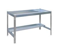 Simon Rack Mesa Jardinería, 840x900x600 mm, Huerto Metálico, Gris/Galva -Simon Garden