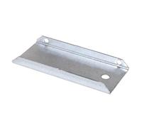 Simon Rack Organizador Herramientas Pared, Soporte para Metro, 132 x 65 x 15 mm, Color galvanizado