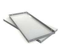 Simon Rack Panel Herramientas Pared, Organizador Herramientas, Incluye 14 Ganchos y 3 Soportes, 1200x600 mm, Blanco - Simonwork