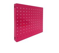 Simon Rack Panel Perforado Metálico Pared, 1 Unidad, Tablero Magnético Imanes, 300x300x35 mm, Rosa - Simon Home