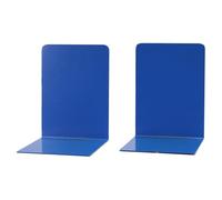 Simon Rack Sujetalibros, Sujeta Libros Estanteria Metálicos, 160x120x120, 2 Unidades, Soporte Libros, Azul