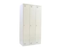 Simon Rack Taquilla Vestuario 1 Puerta 1800x1200x500 mm - Simonlocker | 3 Módulos, Incluye 2 Llaves, Gris, Pintura anticorrosión