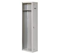 Simon Rack Taquillas Vestuario Metalicas, MÓDULO Adicional, 1 Puerta, Incluye Llave, Profesional, 1800x400x500 mm, Gris - Simonlocker