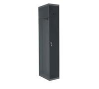 Simon Rack Taquillas Vestuario Metalicas, MÓDULO Adicional, 1 Puerta, Incluye Llave, Profesional, Doble Compartimento, 1800x400x500 mm, Antracita - Simonlocker