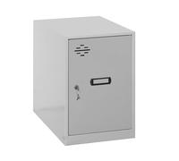 Simonrack Taquilla para vestuario Simonlocker – Metálica pequeña 475x300x500 mm, gris, con llave