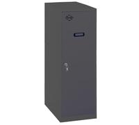 Simon Rack Taquillas Vestuario Pequeña, 915x400x500 mm, Amario Metalico Pequeño, Incluye Llave, Antracita - Simonlocker