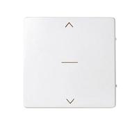 Tecla doble para mecanismos de persiana con 3 posiciones (subida,bajada y paro) Simon 82 Concept 8200033-090 Blanco Mate
