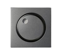 SIMON - Tecla para Mecanismo Regulador, Serie 82 Concept, Compatible con Series de Mecanismos Simon 75, 31, 82 y 88, Tapa para Regulador, Fácil de Instalar, Efecto Mate Antihuellas, Color Titanio