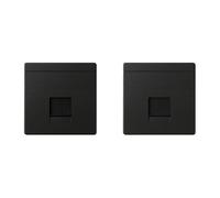 SIMON - Tecla Toma RJ45, Serie 82 Concept, Compatible con las Series 75, 31, 82 y 88, Fácil de Instalar, Efecto Mate Antihuellas, Color Negro (Paquete de 2)