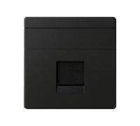 SIMON - Tecla Toma RJ45, Serie 82 Concept, Compatible con las Series 75, 31, 82 y 88, Fácil de Instalar, Efecto Mate Antihuellas, Color Negro