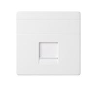 SIMON - Tecla Toma RJ45, Serie 82 Concept, Compatible con las Series 75, 31, 82 y 88, Fácil de Instalar, Efecto Mate Antihuellas, Color Blanco