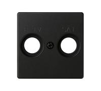 SIMON - Tecla Toma Televisión (R-TV+SAT), Serie 82 Concept, Compatible con las Series 75, 31, 82 y 88, Fácil de Instalar, Efecto Mate Antihuellas, Color Negro