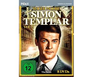 Simon Templar, Vol. 1 / 26 Folgen der Kultserie mit James-Bond-Darsteller Roger Moore (Pidax Serien-Klassiker) [DVD]