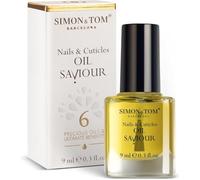 Simon&Tom - Aceite para Cutículas Hidratante - Endurecedor y Reparador de Uñas - Nutre, Regenera, Fortalece y Acelera el Crecimiento - 6 Aceites Naturales - Básico Hidratante Manicura/Pedicura - 9ml