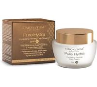 Simon&Tom Day Cream - Crema Facial Hidratante de Día - Con Protección SPF15 - Ácido Hialurónico - Células Madre de Argán - Antiedad - Protege contra Rayos UV - Hecho es España - 50ml