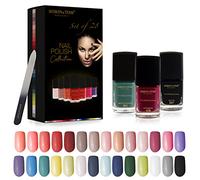 Simon&Tom Nail Polish, Esmalte de Uñas de 28 Colores, Set de pinta uñas, Kit de pintura de uñas, Secado Rápido y Acabado Profesional, manicura y pedicura perfecta, 12ml