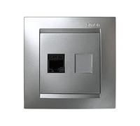 SIMON TOMA TELEFONO RJ45 BLANCO 15, Termoplástico, 0