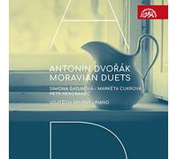 Simona Šaturová, Soprano. Markéta Cukrová, Mezzo-Soprano. Petr Nekoranec, Tenor. Vojtech Spurný, Piano - Dvorak: Moravian Duets/ Saturova