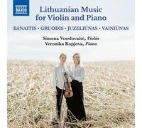 Simona Venslovaite Lithuanian Music for Violin and Piano (CD) (Importación USA)