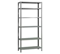 Simonclassic Estantería metálica Advantage (Al x An x Pr: 200 x 90 x 30 cm, Capacidad de carga por balda: 75 kg, Número de baldas: 6 ud.,...