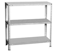 Simonclassic Estantería metálica Comfort (Al x An x Pr: 100 x 90 x 40 cm, Capacidad de carga por balda: 100 kg, Número de baldas: 3 ud.,...