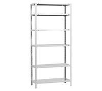 Simonclassic Estantería metálica Comfort (Al x An x Pr: 200 x 90 x 30 cm, Capacidad de carga por balda: 100 kg, Número de baldas: 6 ud.,...