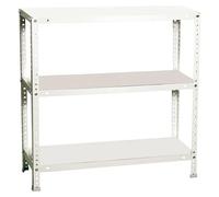 Simonclassic Estantería metálica Comfort Plus (Al x An x Pr: 100 x 100 x 50 cm, Capacidad de carga por balda: 100 kg, Número de baldas: 3 ud.,...