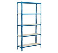 Simonrack Simonclick Estantería metálica (Al x An x Pr: 180 x 90 x 40 cm, Capacidad de carga por balda: 180 kg, Número de baldas: 5 ud., Inserción,...