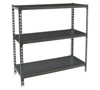 Simonclick Estantería metálica Plus (Al x An x Pr: 100 x 100 x 40 cm, Capacidad de carga por balda: 180 kg, Número de baldas: 3 ud., Inserción,...