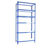 Simonclick Estantería metálica Superplus (Al x An x Pr: 250 x 110 x 40 cm, Capacidad de carga por balda: 200 kg, Número de baldas: 6 ud.,...