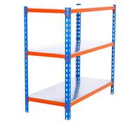Simonclick Estantería metálica Superplus (Al x An x Pr: 90 x 110 x 40 cm, Capacidad de carga por balda: 200 kg, Número de baldas: 3 ud., Inserción,...