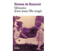 Simone de Beauvoir Memoires d'une jeune fille rangee (Tapa blanda)