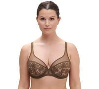 Simone Perele Amazone Sheer Plunge Sujetador, Verde, 90C para Mujer