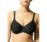 Simone Perele Caresse Minimizer - Sujetador para Mujer, Transparente, Negro, 80D